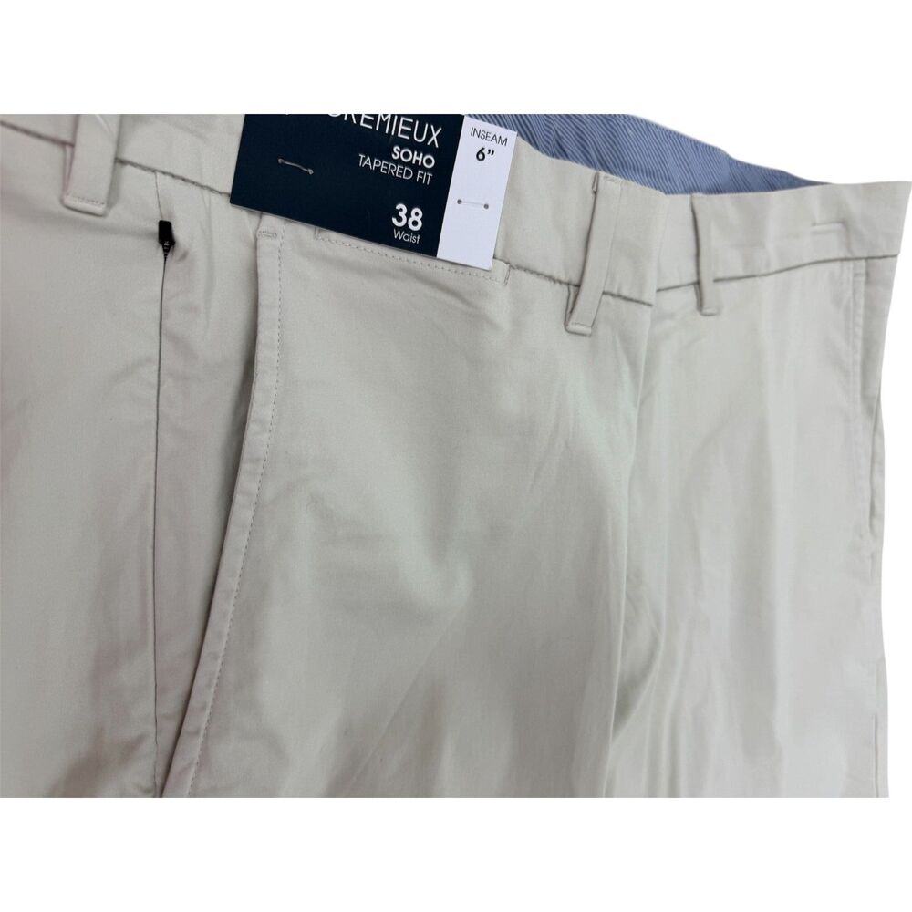 Cremieux Men's Classic Cream Shorts Size 38 NWT Brand New With Tags - Picture 7 of 7